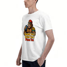 Men's Premium Cotton Snack Tax Gorilla Graphic T-Shirt Funny Casual Crew Neck Tee