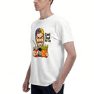 Men's Cotton Cool Dad No Cap Graphic T-Shirt Casual Streetwear Short Sleeve Tee