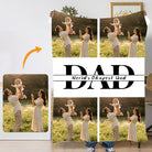 Personalized Father's Day Blanket Upload Your Own Photo & Custom Text for Dad
